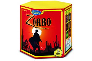 салют Zorro МОНОБЛОК  (1,0х 19) Русскй фейерверк